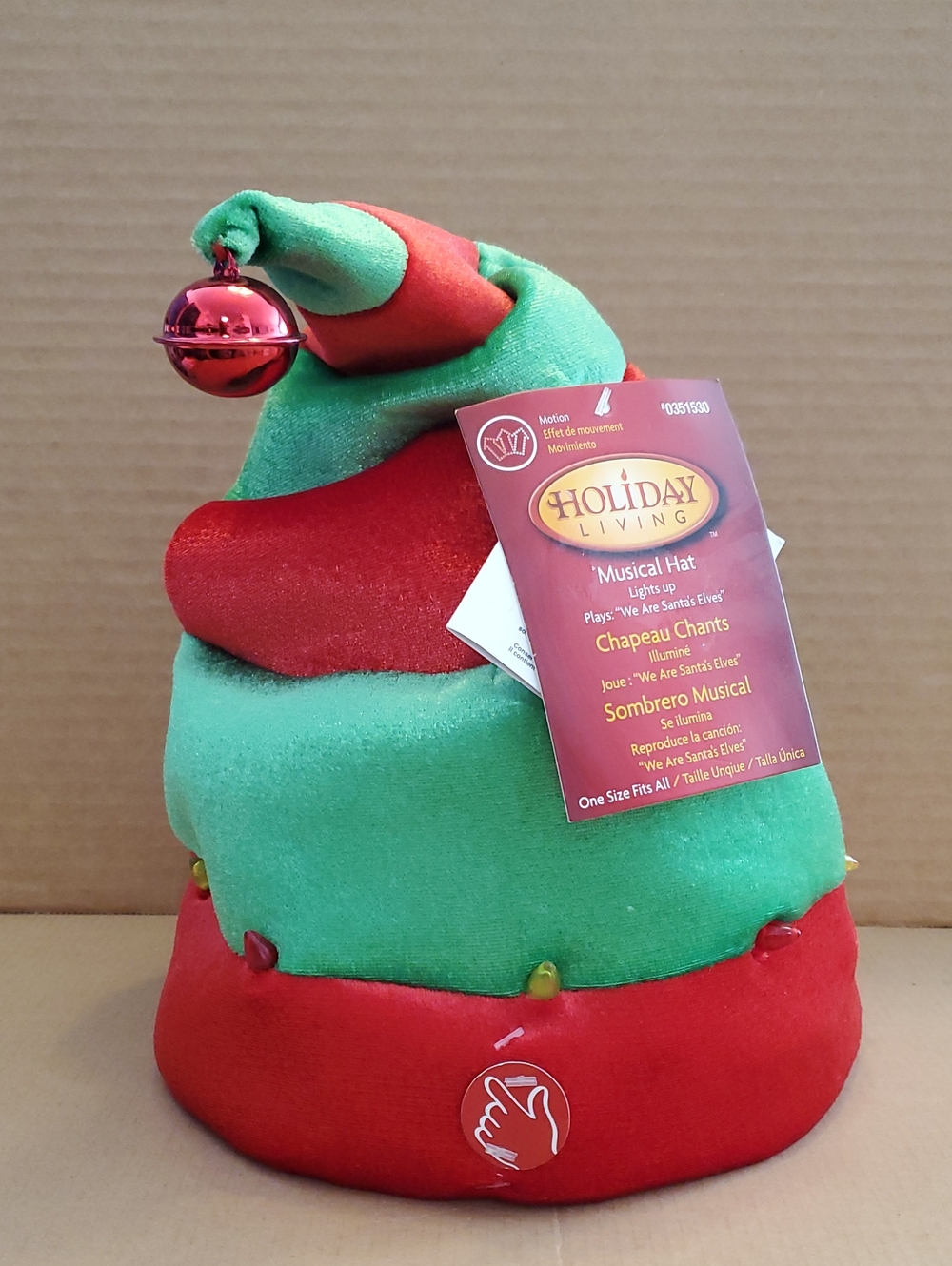 Holiday Living Musical Elf Hat